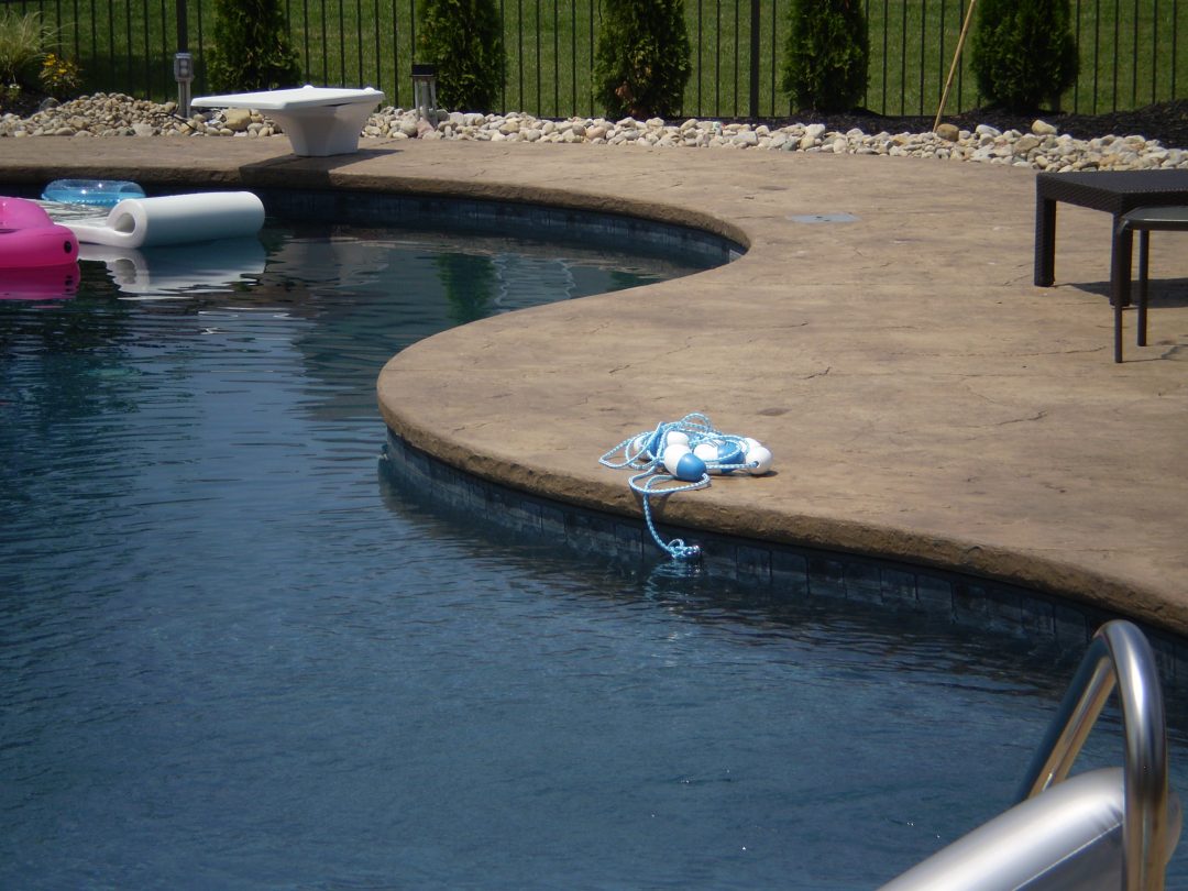Stamped Concrete Pool Deck-5
